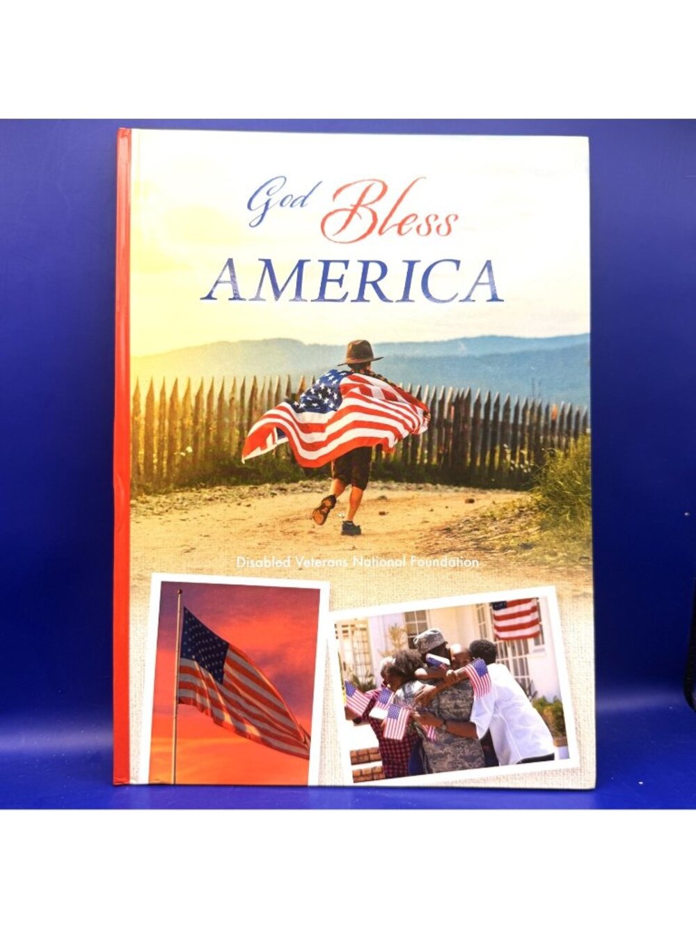 God Bless America DVNF Patriotic Photo Book Disabled Veterans National Flag Gift